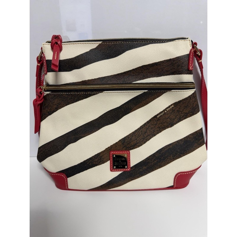 Dooney & Bourke Zebra Print Trixie Crossbody New
